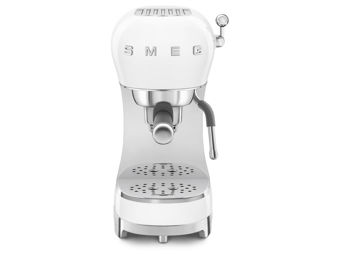 Máquina de Café Expresso SMEG ECF02WHEU (15 Bar - Café Moído e Pastilhas)