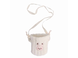 Mali bolsa de Fio para Bebê Menina Cute com Padrão Bordado Bolsa Messenger para Fotografia Coelho