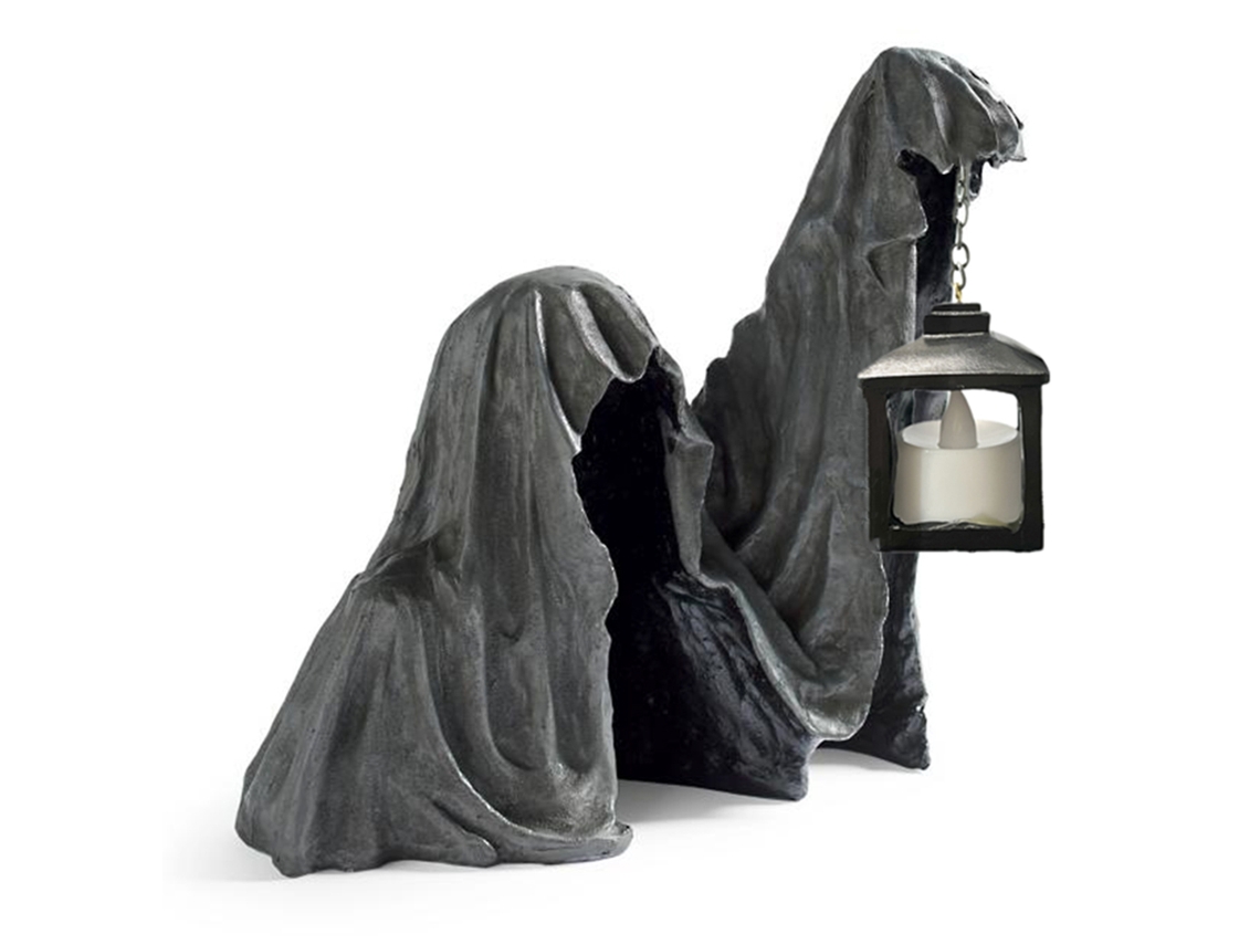 Estátua de Fantasma com Lanterna para Jardim LAXISCREED