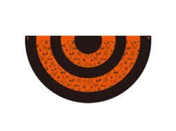 Bandeira Em Forma De Leque Para Decoração De Halloween