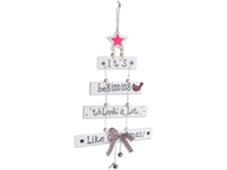 Enfeites De Natal Para Pendurar Com Estampas Para Casa Olysi Shop (branco)