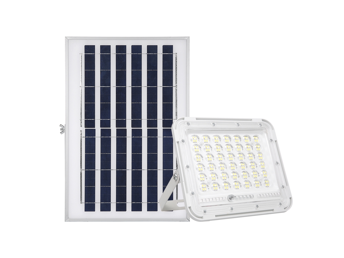 Luzes Solares Led Externas 50w 168pcs 5000mah com Controle Remoto para Jardim Varanda Quintal | S/MARCA