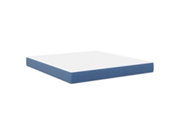 Conjunto 1 Colchão De Cama Vidaxl Azul Tecido (180 X 200 Cm)