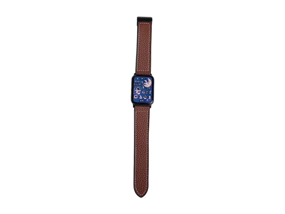 Pulseira de Relógio em Silicone com Textura de Couro e Fecho Magnético para Xiaomi Mi 8/9 Pro, Compatível com Mi 4/5/6 CHABERLU