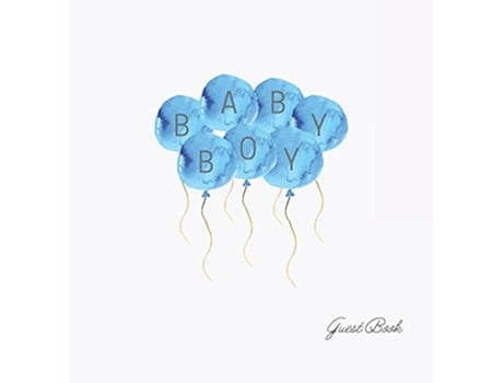 Livro Boy baby shower guest book Hardback de Lulu And Bell (Inglês - Capa Dura)