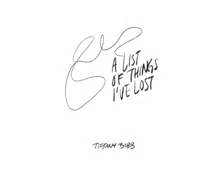 Livro A List Of Things Ive Lost De Tiffany Babb (inglês)