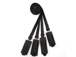 4pcs Correias Ajustáveis De Nylon Para Punhos E Tornozelos Conjunto De Correias De Cama