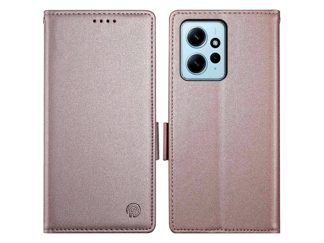 Capa De Couro À Prova De Choque Df-010 Para Xiaomi Redmi Note 12 4g