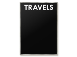 Magnetic Board Travels For The Living Room Espelharte (70x100 Cm)