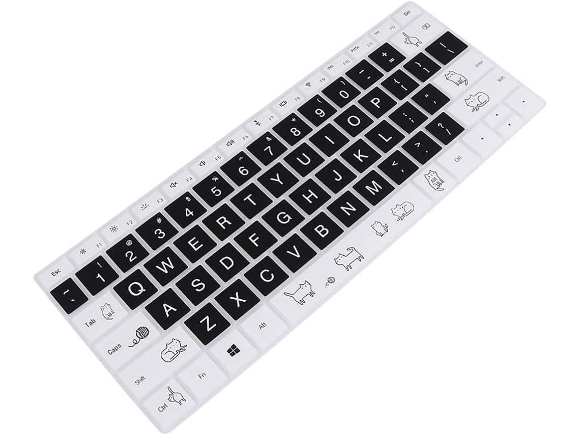 Teclado De Membrana De Silicone Impresso Para Laptop, Layout Azerty, Protetor