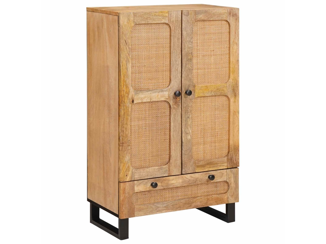 Vidaxl Buffê Castanho 40 X 33 X 110 Cm Madeira De Manga Maciça