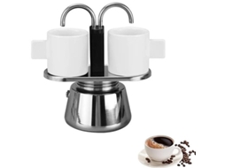 Koffiezetapparaat Mini 100 Ml - Café Filtro - Aço Inoxidável - Dobra - Para 2 Xícaras - Placa De Cozimento Café Filtro