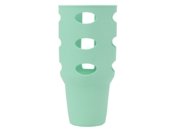Capa De Silicone Para Copo Térmico De 1,2 Litro (40 Oz), Antiderrapante E Resistente Ao Desgaste, Ideal Para Uso Doméstico E Viagens (verde).