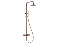 Coluna de Duche Extensível Cor Ouro Rosa Escovado Termostático MICE COLLECTION