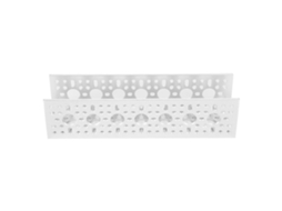 Viga em U 7 Buracos 4.8x4.8cm Suporte Servo Braço Robô para Gobilda Tetrix Ftc Frc First Wro