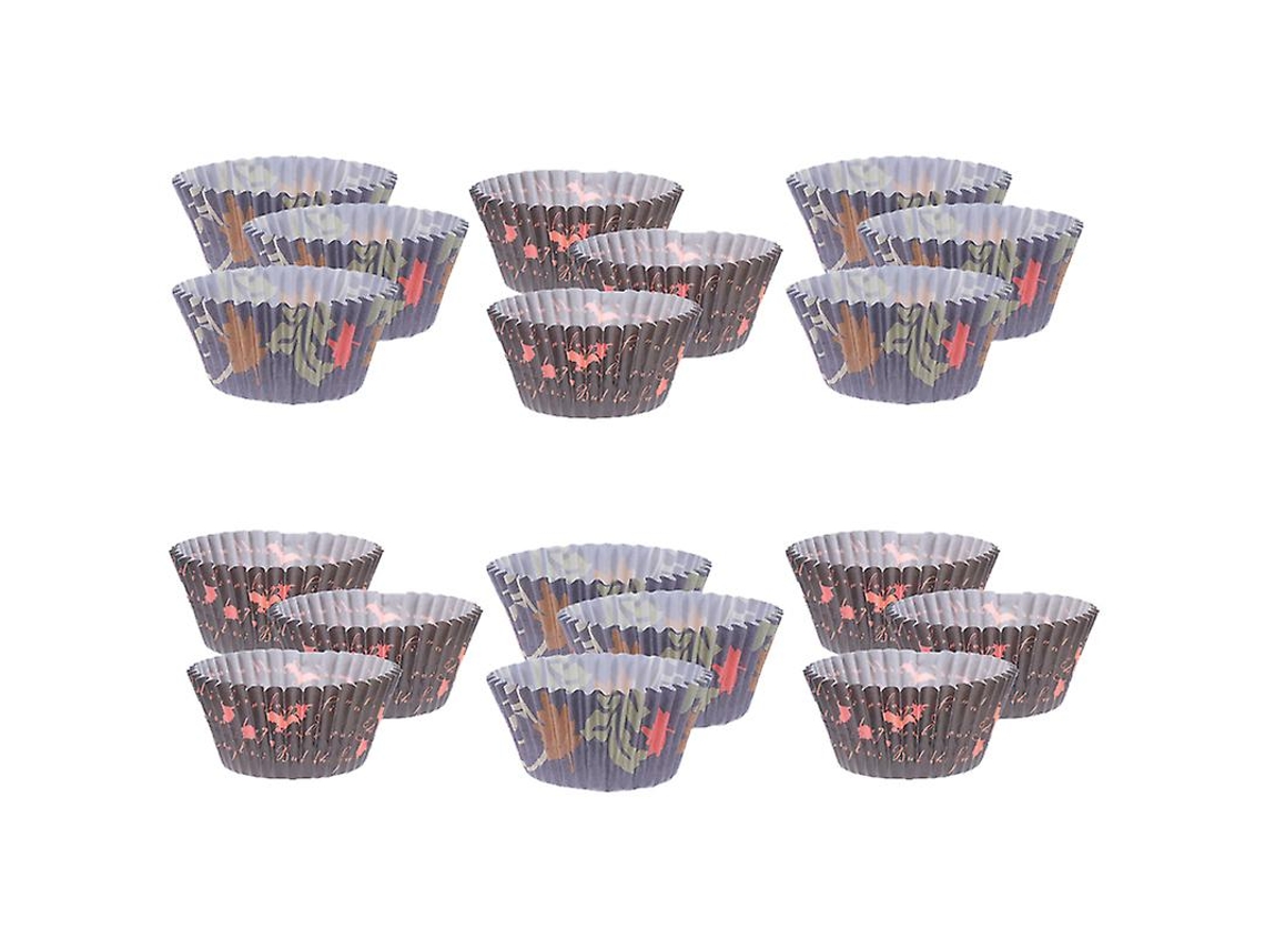 250 Unidades de Copos de Bolo de Papel para Decorações de Halloween ALLINLESS