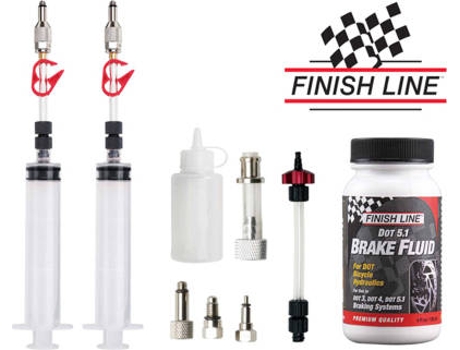 Kit Jagwire WorkshoP Pro dot Bleed Kit-With Finish Line dot Oil 120Ml (Multicor - TU)