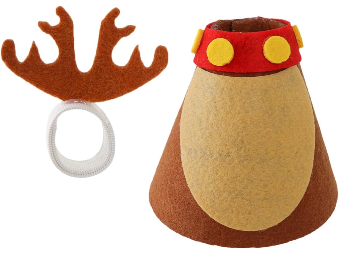 Miniatura Decorativa De Natal Com Fantasia De Porco, 18 Cm |