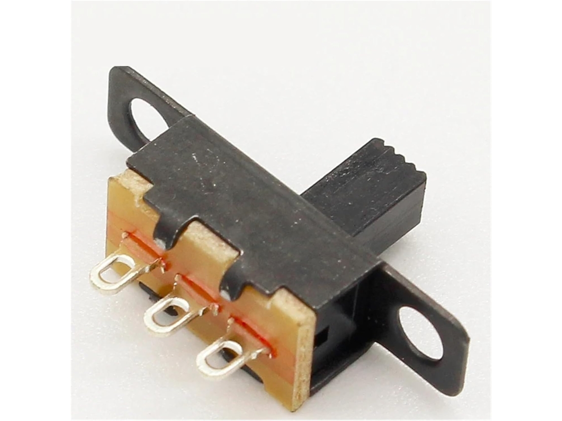 Conjunto De 20 Interruptores Deslizantes Spdt Pretos, 5v, 0, 3a, Para Pequenas Fontes De Alimentação Diy