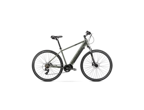 Bicicleta Híbridas Eléctrica ROMET 28 E-Orkan 1 Homem Verde L