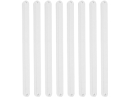 Conjunto De 8 Guias Gaveta Plástico Reforçado Para Gavetas E Armários, Com Furos De 4mm Diâmetro