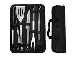 2026-kit De Barbacoa Com 5 Peças, Ferramentas De Barbacoa Em Aço Inoxidável Para Churrasco, Camping E Viagens