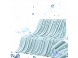 Manta Refrescante Fria Seda De Gelo Leve Toque Fresco Cobertor Refrescante Noites Quentes (200x230cm-verde)