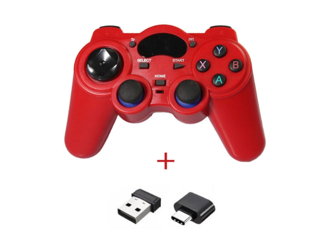 Comando PS4 ENZONS (Wireless - Vermelho)