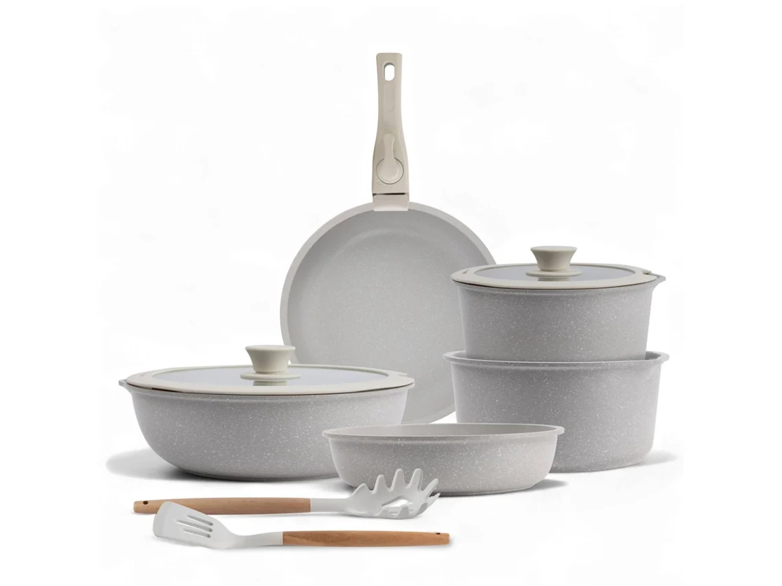 Conjunto De Panelas Antiaderentes Bergner Click&cook