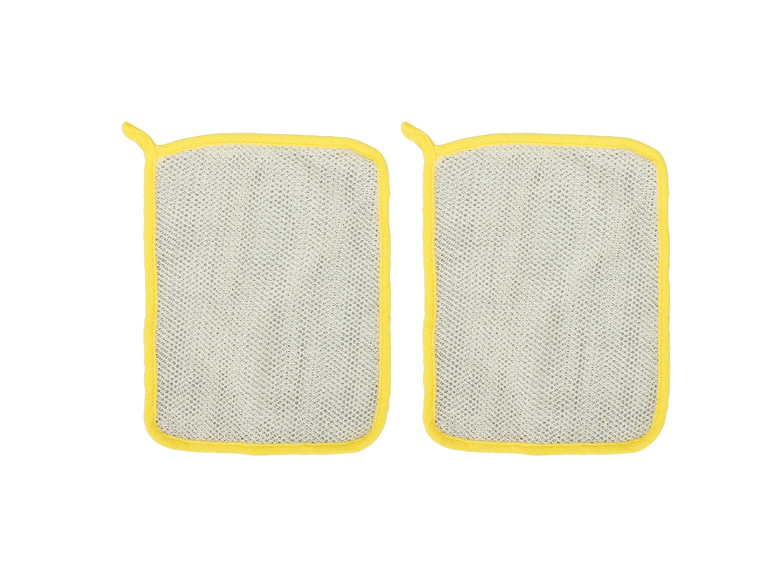 2pcs Paño De Baño De Nylon Doble Cara Para Exfoliar