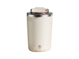 Caneca Automexida Automática, Copo para Misturar Café e Leite, Liquidificador Elétrico, 400ml Marrom Claro TAISHENGDA