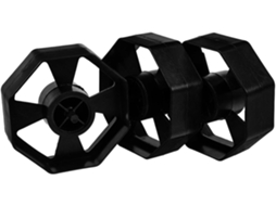 Suporte Para Fita Adesiva Nuobesty Em Plástico Com Núcleo, Dispensador De Fita Adesiva Preto, Estrutura Leve E Móvel Com