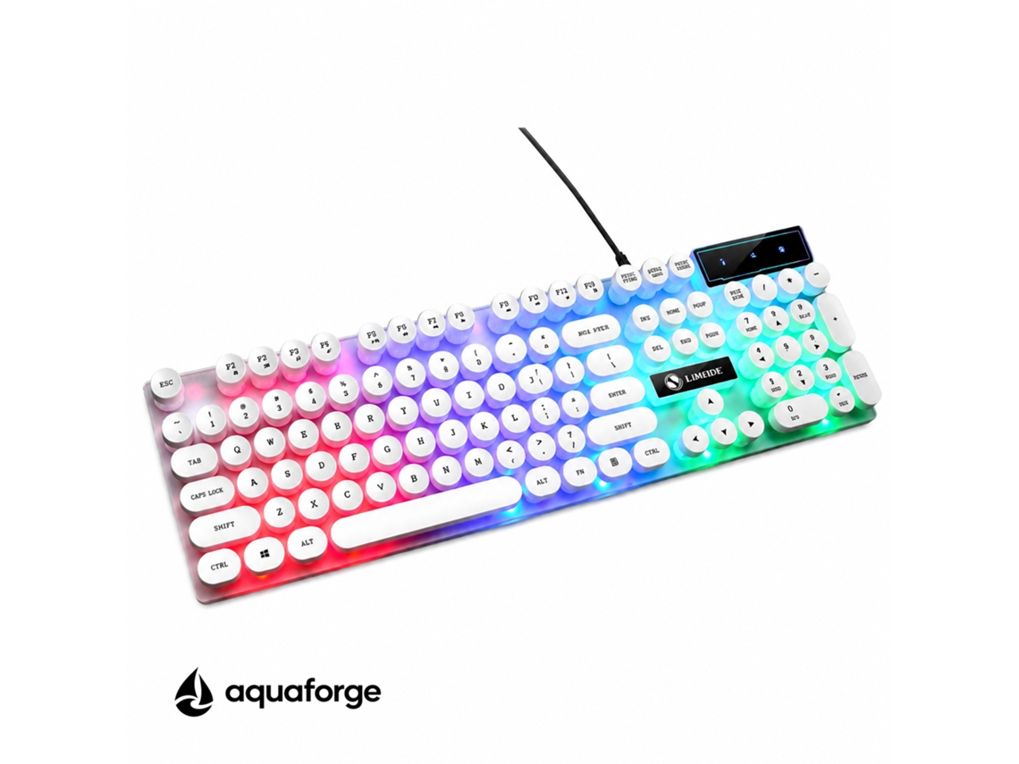 Teclado Rgb Branco