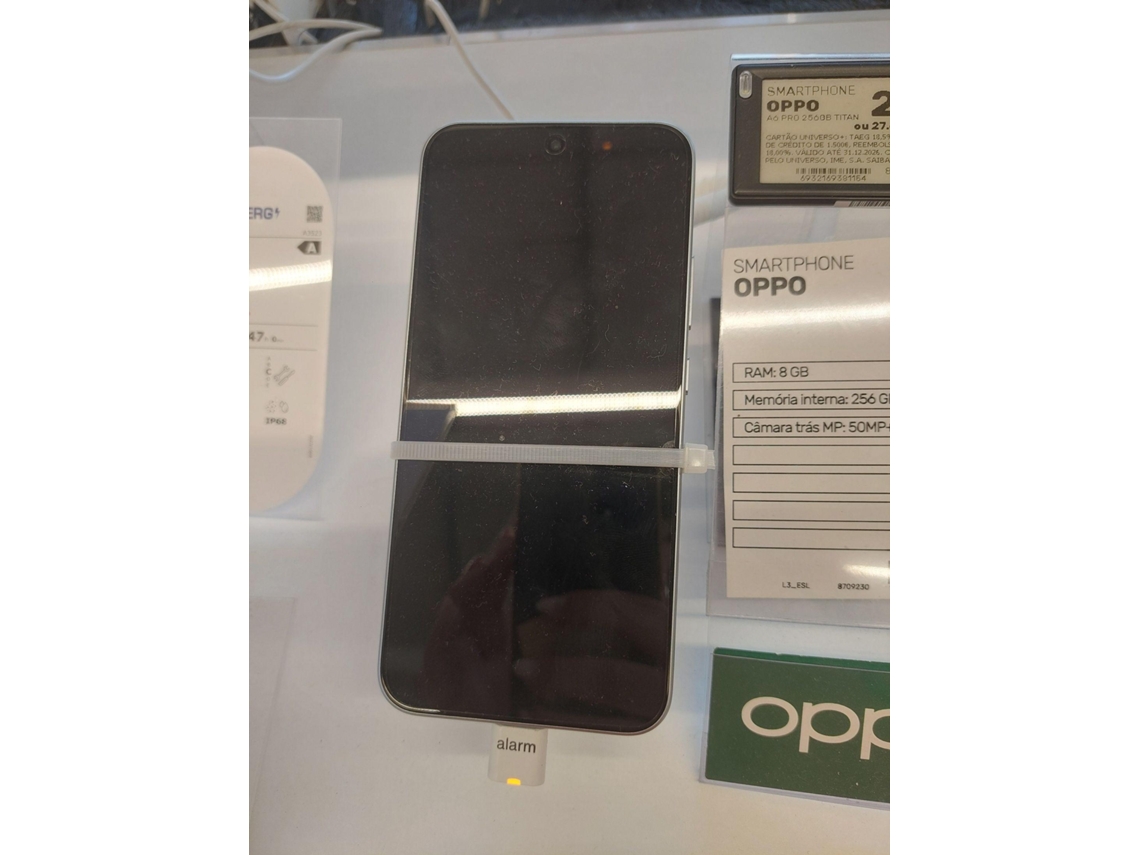 Smartphone OPPO A6 Pro 5G (Outlet Caixa Aberta - 6.57'' - 8 GB - 256 GB - Cinzento Titânio)