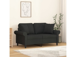 Vidaxl Almofadas Decorativas 2 Pcs 40x40 Cm Tecido Preto