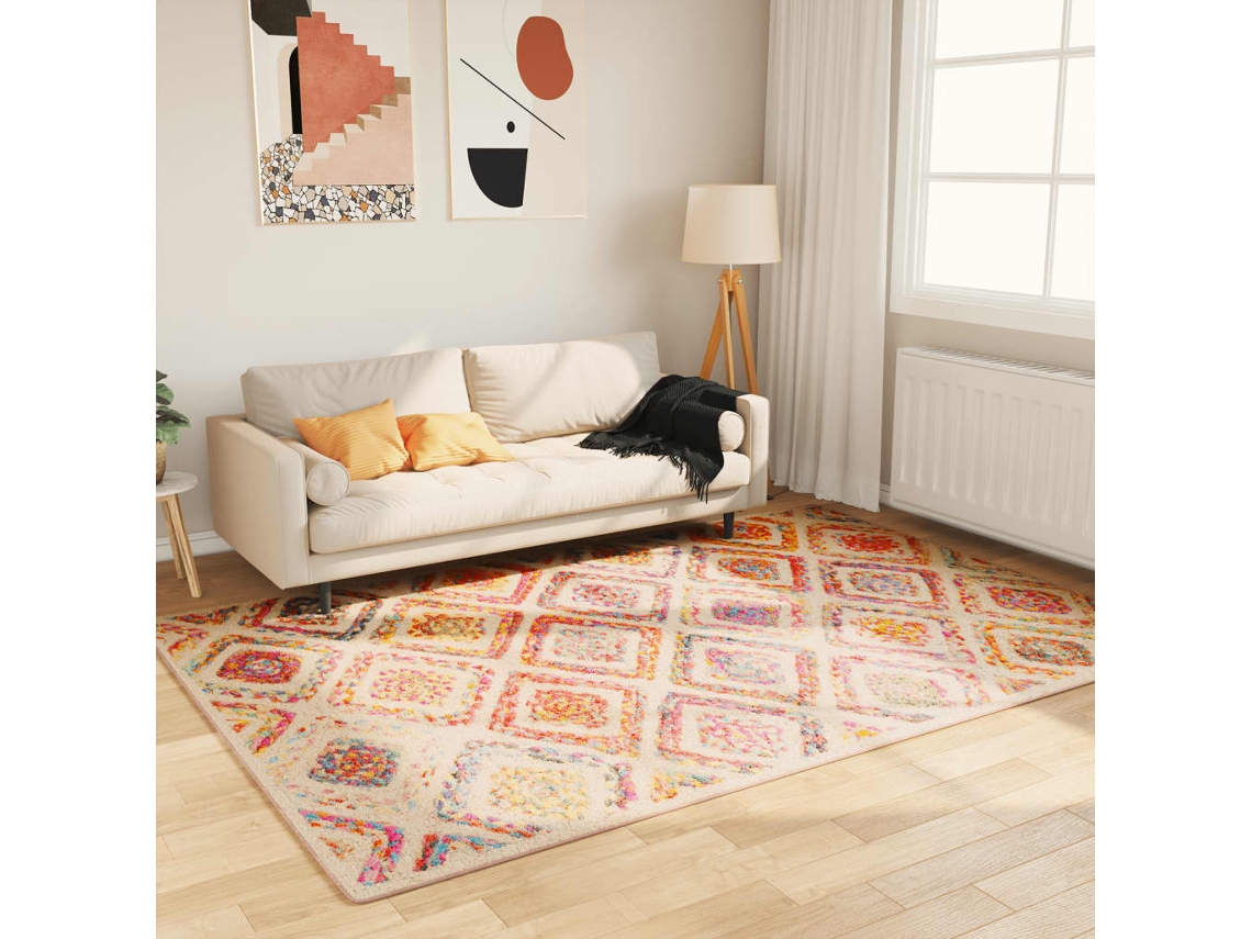 Vidaxl Tapete Lavável 160x230 Cm Multicor