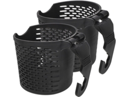 Suporte Multifuncional Para Copos De Carro, Com Gancho Para Pendurar (2 Peças), Ideal Para Garrafas De Água E Outras Bebidas.
