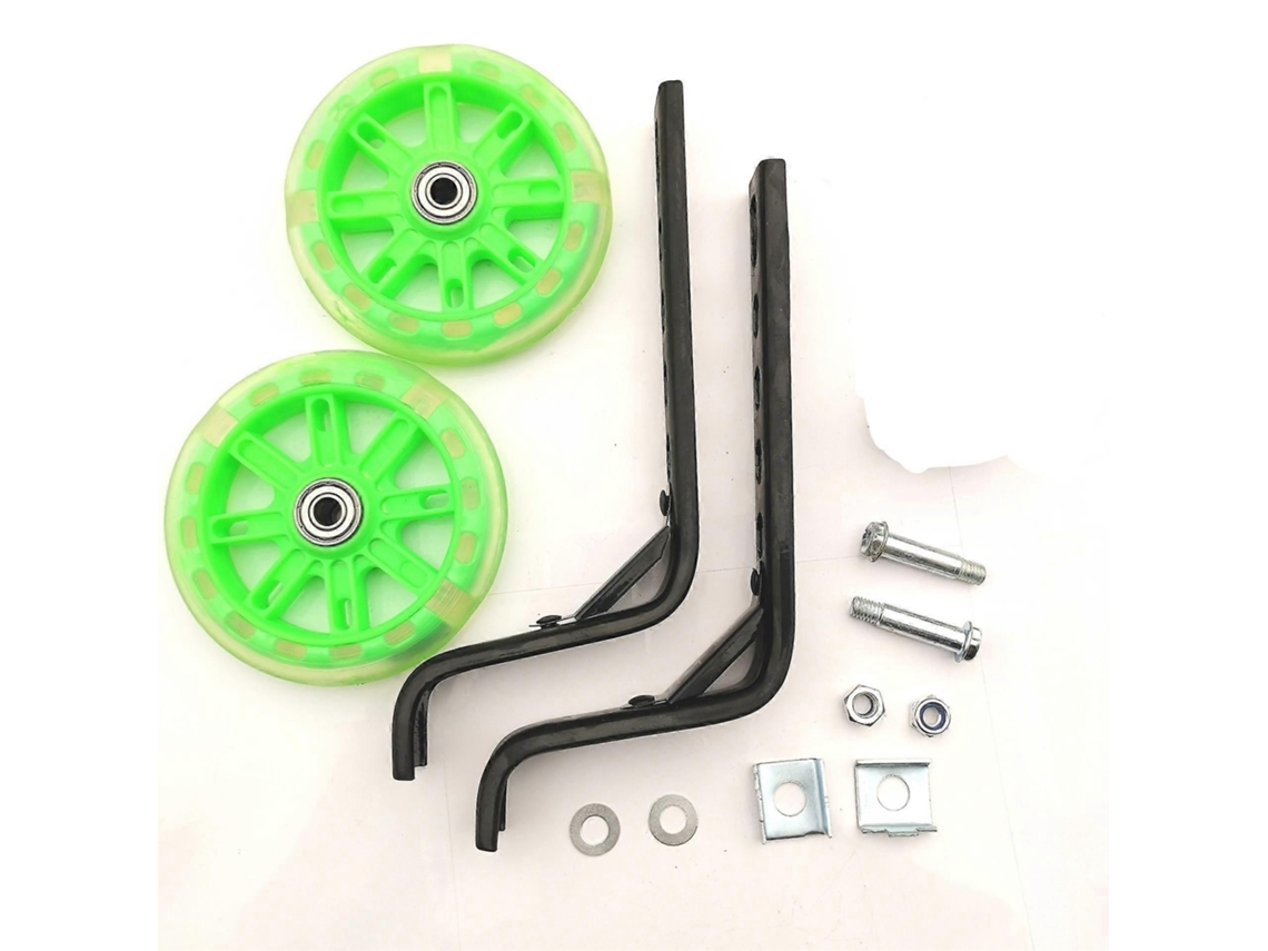 Rodas De Treino Para Bicicleta Infantil, Aro 12-20 Polegadas, Com Flash, Marca Yalo
