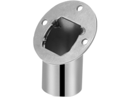 Suporte para Varão de Chuveiro Kombuida, Triangular, En Aço Inox, Com Design que Economiza Espaço