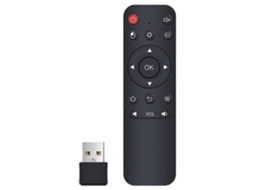 Receptor Usb Sem Fio 2.4g, Controle Remoto Para Tv Box, Mouse Aéreo Sem Fio Para Android Smart Tv Box E Pc.