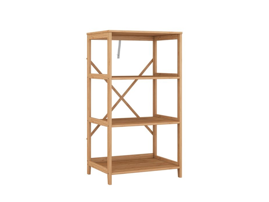 Biblioteca Novaro, 48.3x87.9cm Com 4 Compartimentos Abertos, Bambu, Vicco