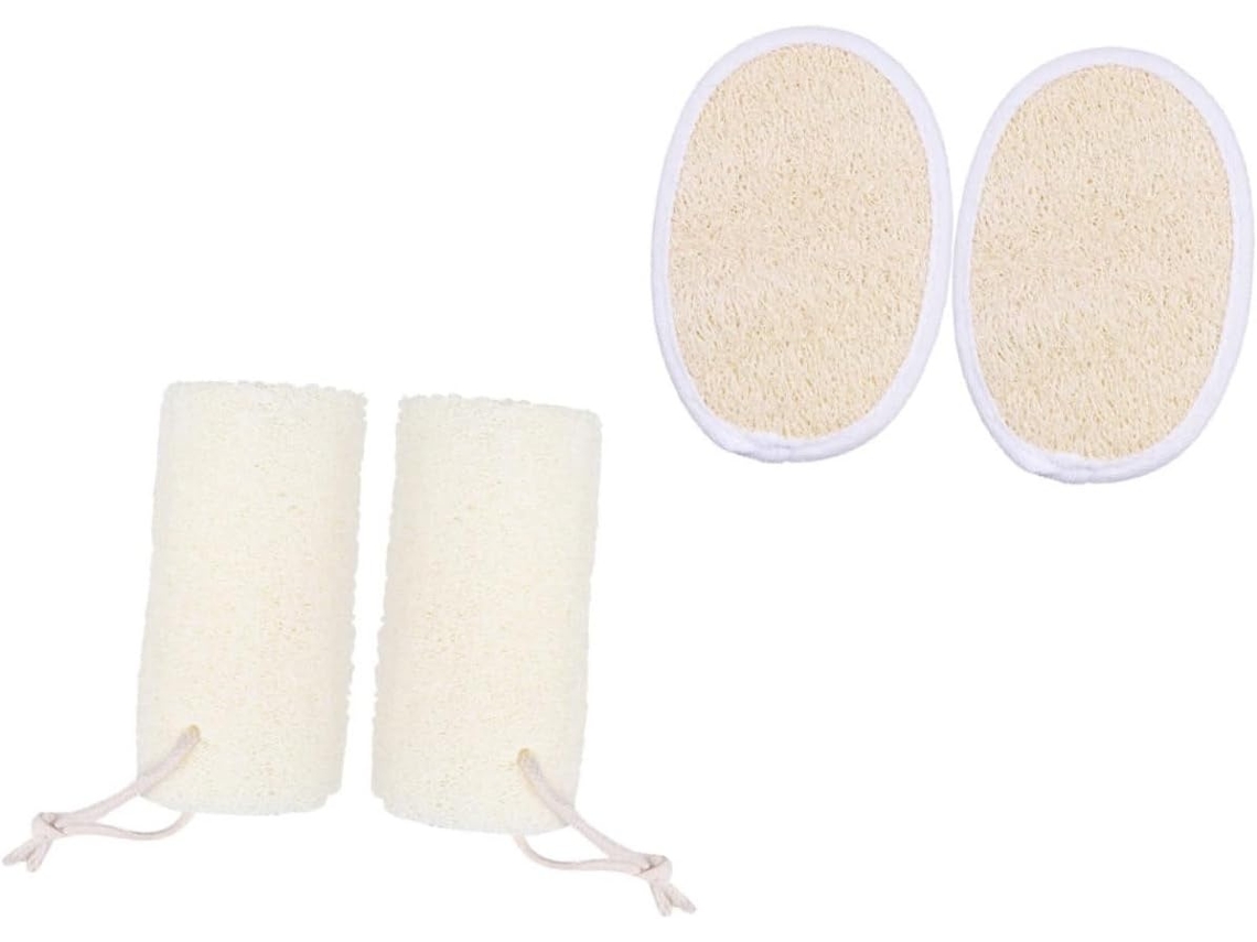 Lurelia Pack De 4 Escovas De Massagem Corporal Para Banho Diário, Massagem Suave