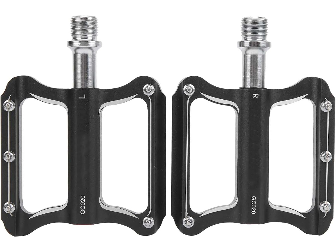Pedais Para Bicicleta De Montanha, Antiderrapantes Com Base Plana Em