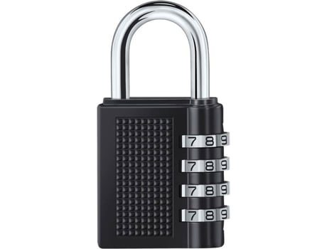 Cadeado de combinação de 4 dígitos para academias, escolas, garagens e armários de bagagem em várias cores Largeight
