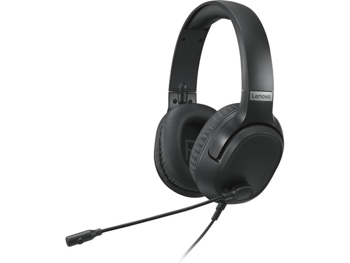 Auscultadores Gaming com Fio LENOVO GXD1C67963 (On Ear - Multiplataforma - Preto)