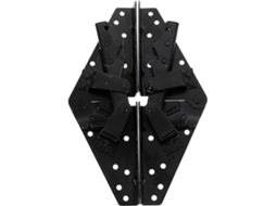 2 Acessórios Dobráveis Com Dobradiças Pretas Para Sofá-cama, Ajuste Multiangular