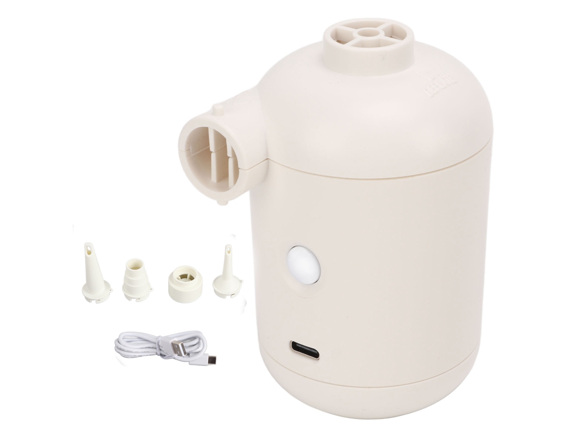 Rebe-bomba De Aire Eléctrica Usb 2a Dc5v Universal Portátil Con Boquillas Para Sofá Salvavidas Piscina