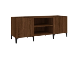 Gabinete de Registro MAISON EXCLUSIVE em Madeira Carvalho Castanho (121x38x48 cm)