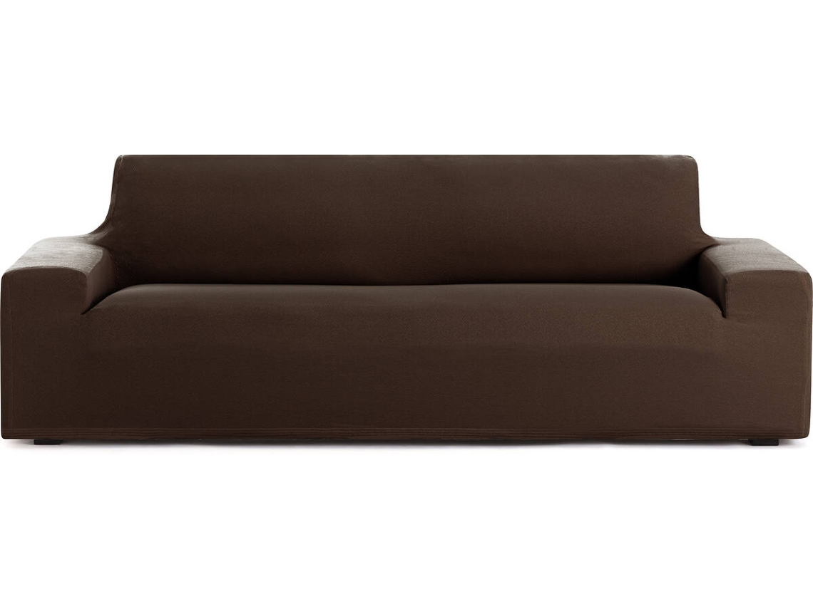 Capa de Sofá 3 Lugares EYSA Premium Bronx Tecido Multielástico (210 x 70 x 110 cm - Poliéster - Marrón)