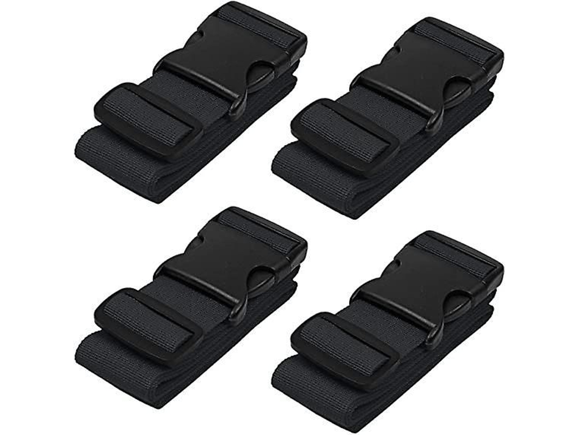 Pacote Com 4 Correias De Bagagem Para Malas Cintos De Viagem Acessórios Aquaforge
